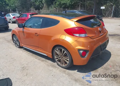 2016 Hyundai Veloster Turbo from USA, damaged, VIN KMHTC6AE6GU273220